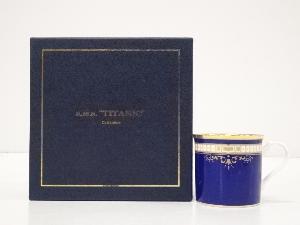 イギリス製　TITANICコレクション　デミタスカップ（箱付）